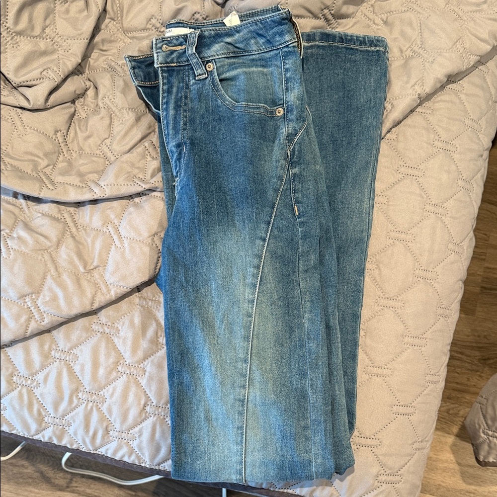 Garage blue flare jeans
